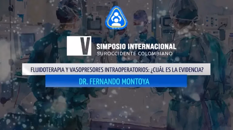 Fluidoterapia y vasopresores intraoperatorios